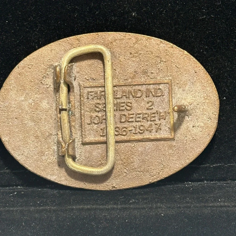 Vintage CO-OP Lubricants Super TMS Tractor Farm Oil Advertising Belt Buckle